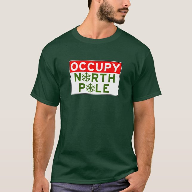 Camiseta Ocupe o Pólo Norte (Frente)