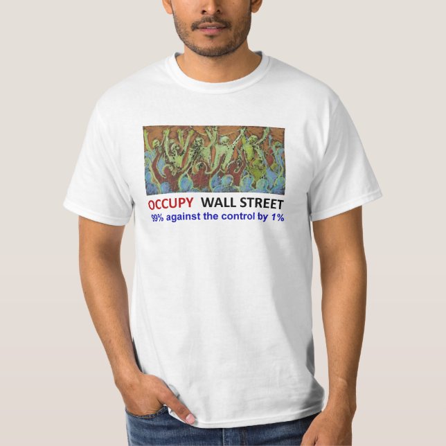 Camiseta Ocupe Wall Street (Frente)