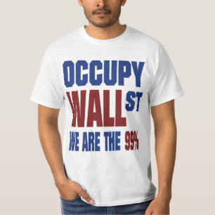 Camiseta Ocupe Wall Street que nós somos os 99%