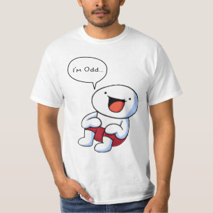 Camiseta Odd1sSaída Eu sou estranho clássico