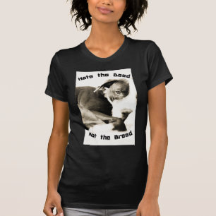 Camiseta odeie o ato não a raça pitbull