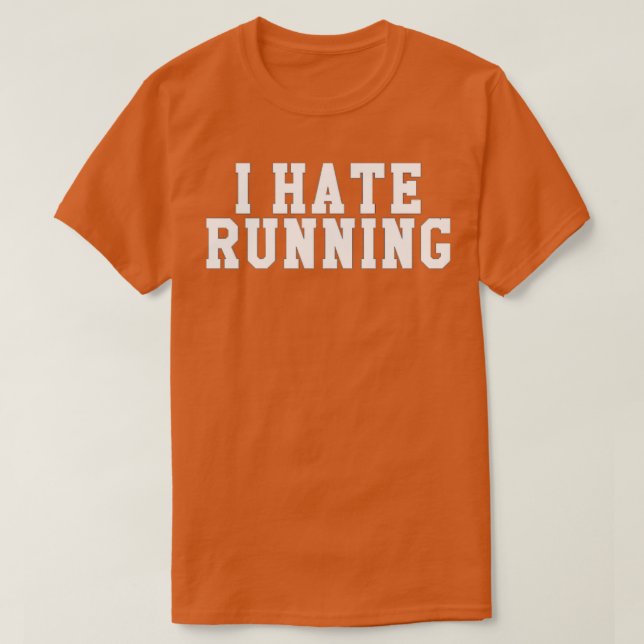 Camiseta Odeio Correr (Frente do Design)