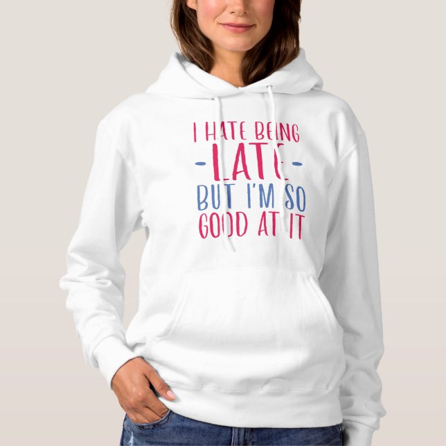 Camiseta Odeio Estar Atrasado (Frente)