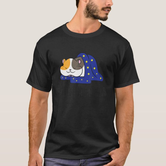 Camiseta Odeio Manhãs Dormindo Hamster (Frente)
