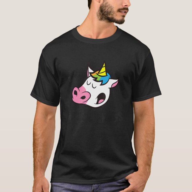 Camiseta Odeio Manhãs Dormindo Unicórnio (Frente)