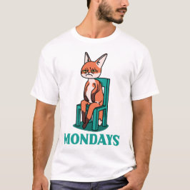 Camiseta Odeio Meses Engraçado Gato Dia de Trabalho Humor