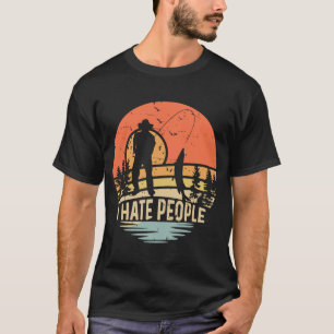 Camiseta Odeio Pessoas com texto alemão Ich hasse Menschen