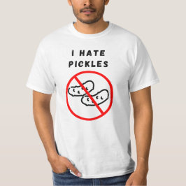 Camiseta Odeio picles