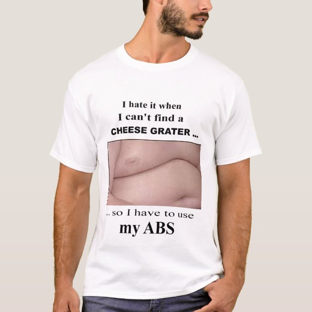 Camiseta Odeio quando não consigo achar um queijo... (Frente)