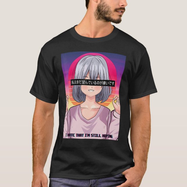 Camiseta Odeio Que Ainda Estou Esperando Estética (Frente)