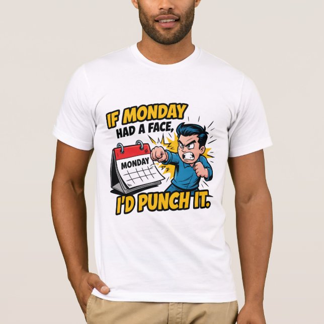 Camiseta Odeio segunda-feira (Frente)