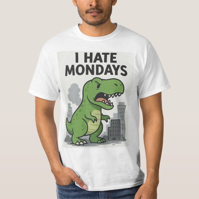 Camiseta Odeio segundas (Frente)