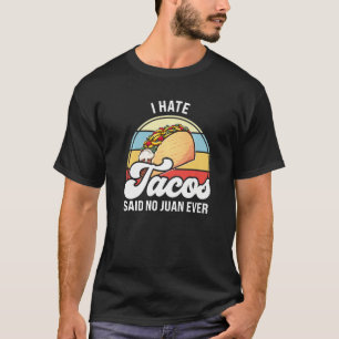 Camiseta Odeio tacos que nunca foram tacos Premium.