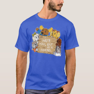 Camiseta Odeio-te, mas como amigo, fica sempre preso