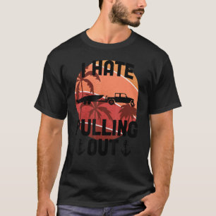 Camiseta Odeio Tirar Barco Navio Capitão Sig