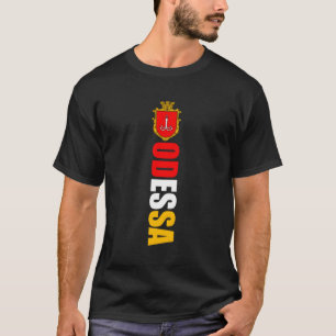 Camiseta Odessa Ucrânia: Bandeira De Odesa, Orgulhosa Ucran