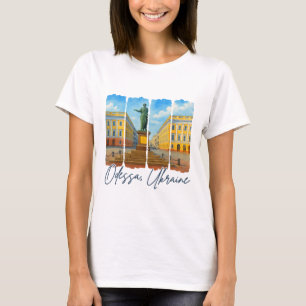 Camiseta Odessa Ucrânia Viagem Viagem Pincelada Odessa S