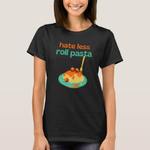 Camiseta Odiar Menos Rolar Massas Chef Cozinhar Almôndegas