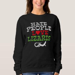 Camiseta Odiar Pessoas Adoram Lagartos