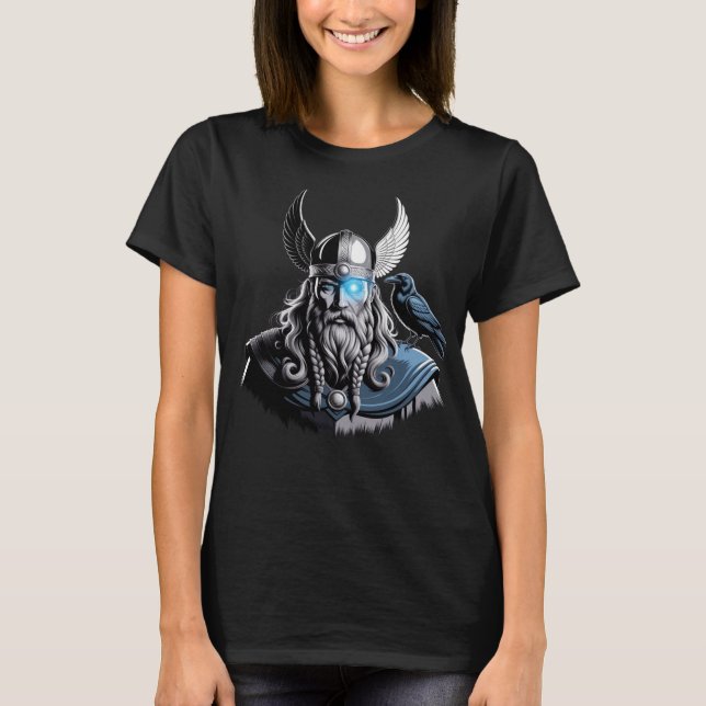 Camiseta Odin dos Vikings Deus Norse Mythology (Frente)