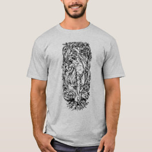 Camiseta Odin em cima de Yggdrasil