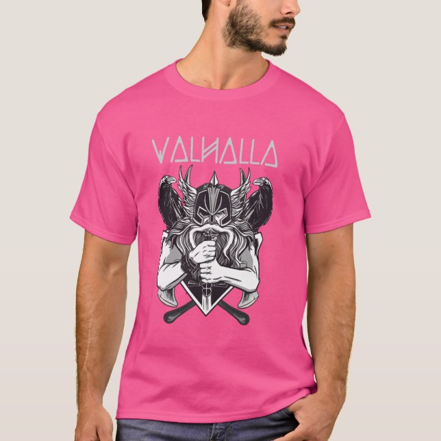 Camiseta Odin Homem do Norte Deus Valhalla Viking (Frente)