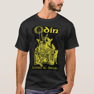 Camiseta ODIN! Ouro no preto
