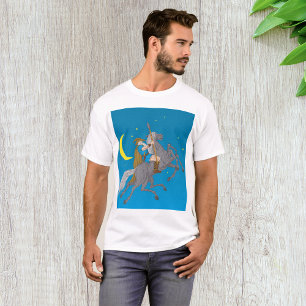 Camiseta Odin Riding Sleipnir Norse Mythology Vivendo Deus