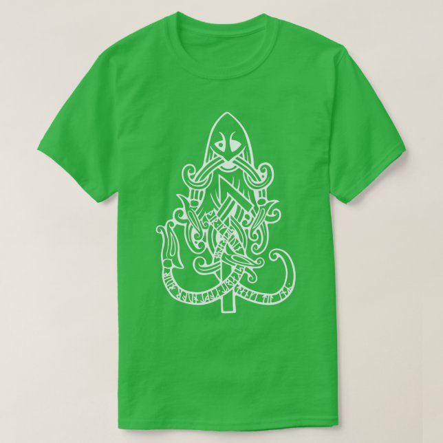 Camiseta Odinx27s Runes (Frente do Design)