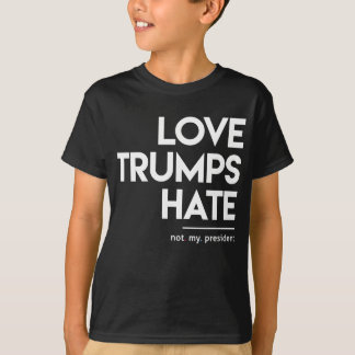 Camiseta Ódio dos trunfos do amor (não meu presidente)