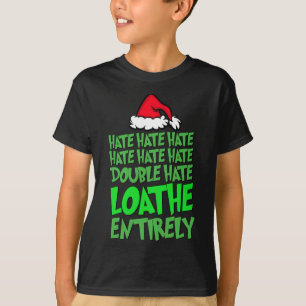 Camiseta Ódio, ódio, ódio, ódio, ódio, amor, Natal completa