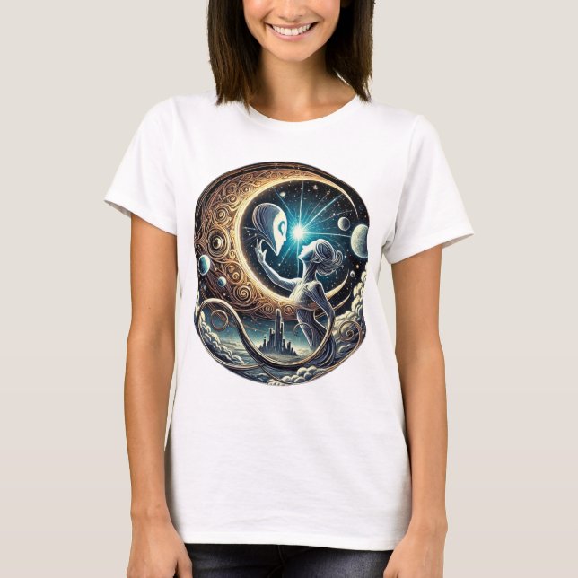 Camiseta Odisseia estelar (Frente)