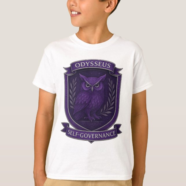 Camiseta Odysseus - Crianças (Frente)