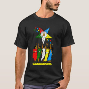 Camiseta Oes Charity Truth E Lovness Star Oes Mot