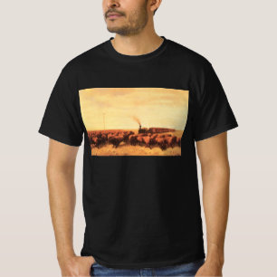 Camiseta Oeste Americano Vintage, Parado pelo Trotter de NH