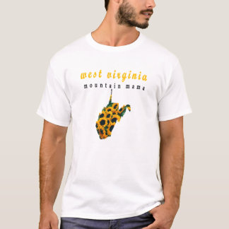 Camiseta oeste de virgínia montanha mama