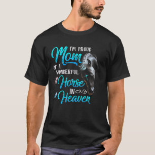 Camiseta Oeste, estou orgulhosa, mãe de um maravilhoso cav