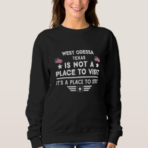 Camiseta Oeste Odessa Texas Lugar para ficar EUA Casa da Ci