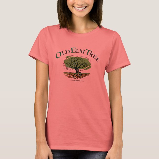 Camiseta OET Ladies com Ringer "sresponse2" (Frente)