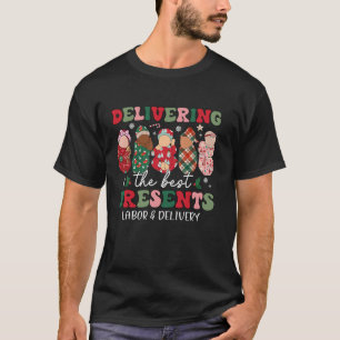 Camiseta Oferecendo O Melhor Enfermeiro De Entrega De Mão D