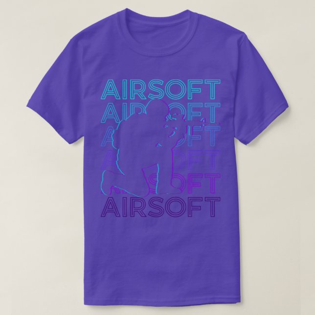 Camiseta Oferta da Airsoft Retro Airsoft (Frente do Design)