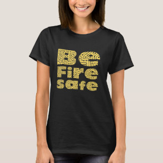 Camiseta Oferta da Campanha de Segurança contra Incêndios n