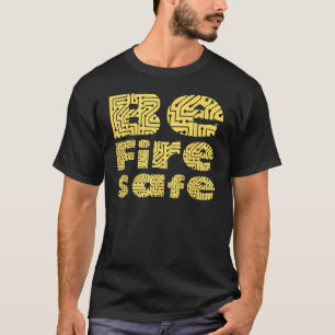 Camiseta Oferta da Campanha de Segurança contra Incêndios n