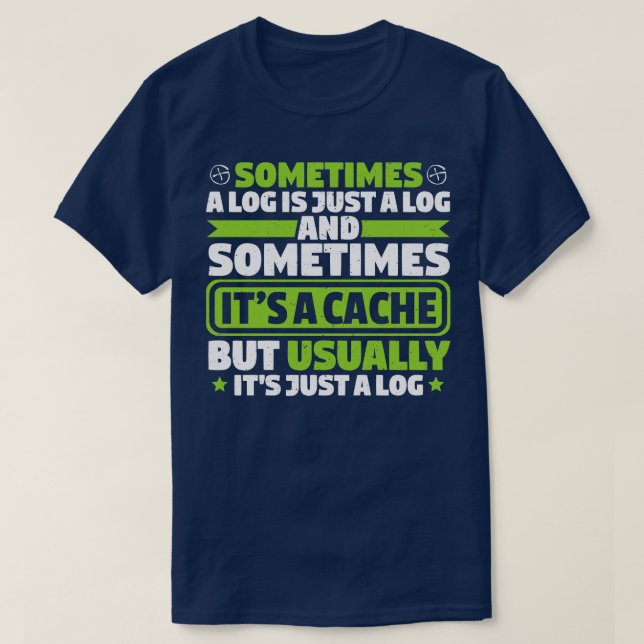 Camiseta Oferta de Cache de Cache Geocache Geocacher Geocac (Frente do Design)