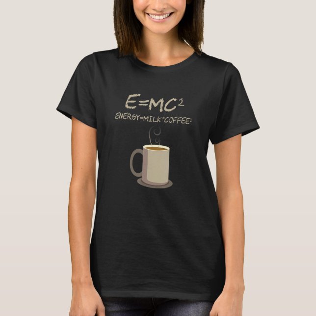 Camiseta Oferta de café de energia com café da EMC2 Engraça (Frente)