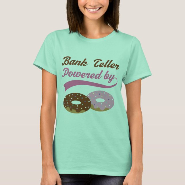 Camiseta Oferta de caixas bancárias (Rosquinha) (Frente)