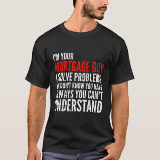 Camiseta Oferta De Cara De Hipotecas Engraçada Para O Empré