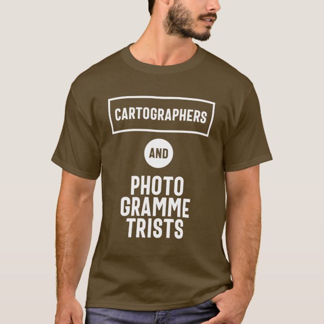 Camiseta Oferta de Cartógrafos e Fotogrametristas (Frente)