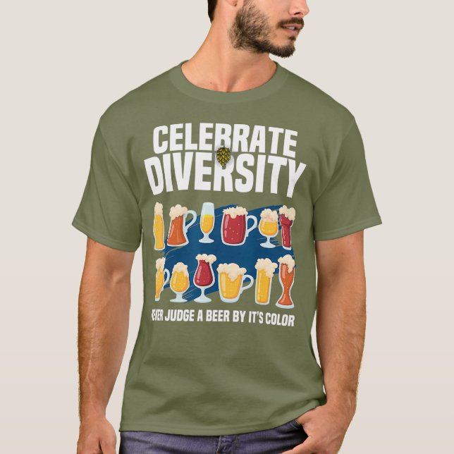 Camiseta Oferta de cerveja para receptoras IPA (Frente)
