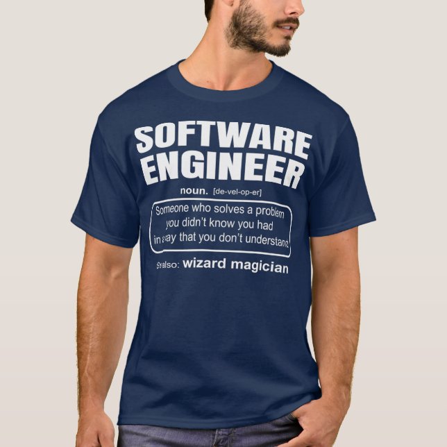 Camiseta Oferta de código de definição de Engenheiro de sof (Frente)